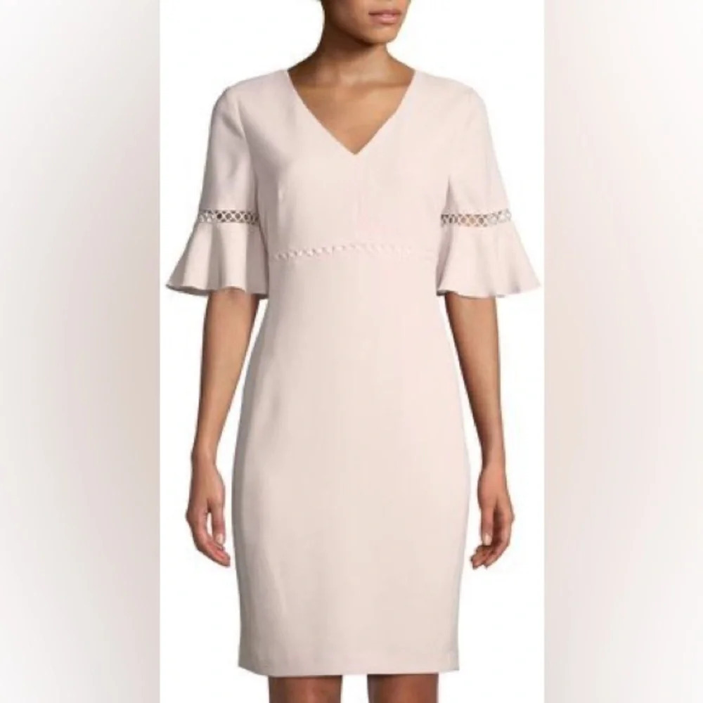 Karl Lagerfeld Blush Flowy Sleeve Dress